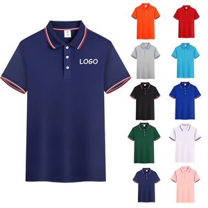 Golf Clothing Embroidered Printed Custom Design Plain White Black Cotton Polyester Fit Blank Men Golf Polo T Shirts