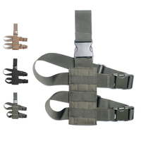 Sac de jambe tactique multifonctionnel Molle, sac banane de cuisse extérieur, pochette pour chargeur en nylon