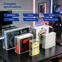 Étui de protection ETB 8+5mm pour vitrine transparente en acrylique écologique, fermeture magnétique, protection UV, empilable, Elite