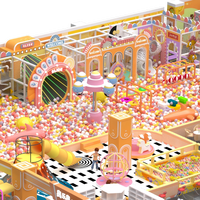 Aoleao - Parque Infantil Interior Personalizado con Tobogán, Piscina de Pelotas y Cuerda para Escalar, para Niños, Juego Suave, Certificado CE, TUV, CPC