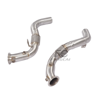 Sistema de Escape de Acero Inoxidable OEM, Tubo de Escape de Alto Rendimiento para BMW F85 X5M S63 4.4T, Mejora de Sonido y Potencia