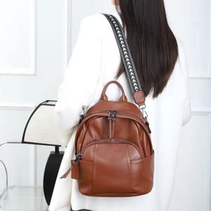 Mochilas AndoBag para Mujer, de Cuero Vacuno Genuino, Bolso de Hombro Moderno, Mochila de Viaje de Gran Capacidad, Bolso de Mano para el Día a Día, 23-66 - Product Image 2