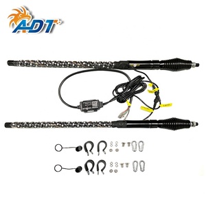 Lumières LED ADT pour drapeau de voiture, 2ft, 3ft, 4ft, 5ft, 6ft, avec effet de poursuite et couleurs RGB, mode OEM, pour camion tout-terrain - Product Image 1