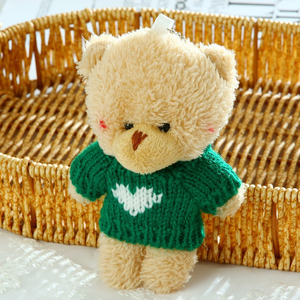 QYS Plush Teddy <b>Bear</b> Keychain <b>Cute</b> Stuffed Animal Pendant Soft Mini <b>Bear</b> Bag Charm Wholesale Custom Gift - Product Image 6
