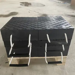 وسادات UHMWPE Outrigr للعمل الثقيل رافعة تثبيت الرافعة مسند داعم مع خدمات القطع والقولبة