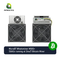 Whatsminer M50S + 128T 130T 132T 140T Bitcoins Miner avec alimentation Asic Miner M50S + BTC BTH Miner Machine Mining en Stock