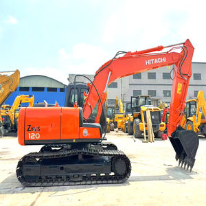 Excavadora hidráulica de 12 toneladas, excavadora de orugas Hitachi ZX120 usada a la venta, excavadora Hitachi ZX50U ZX60 ZX70 ZX130 - Product Image 1