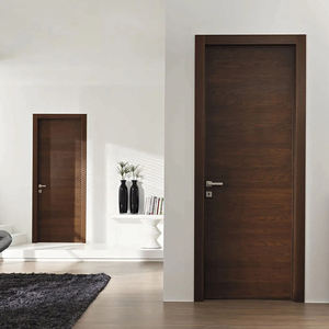 Nouveau produit solide moderne Shaker sculpté Design bois porte intérieure résistant à l'eau pré-accroché arc en bois chambre cuisine entrepôt - Product Image 5