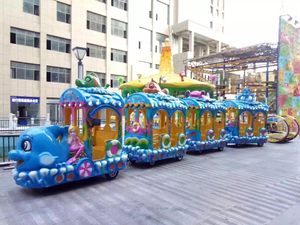 <span class=keywords><strong>Tren</strong></span> Electrico Sin Rieles Tematico Ocean  <span class=keywords><strong>Infantil</strong></span> Para Ninos Caben Centro Comercial Y Parque En Venta - Product Image 5