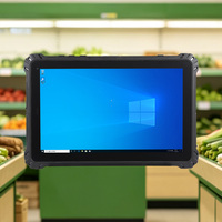 Tableta Industrial Resistente con Certificación IP67, Pantalla de 10.1 Pulgadas Legible Bajo la Luz Solar, Escáner de Huellas Dactilares, Sistema Operativo Windows/Linux