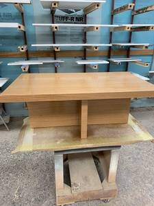 Tavolino quadrato su misura e <span class=keywords><strong>rettangolare</strong></span> in rovere bianco stile rustico e moderno mobili in legno massiccio - Product Image 4