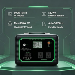 All-in-One Portable Power Station 300W 600W Lithium Battery Storage With Solar Charging Support for Travel and <b>Camping</b> - Product Image 4