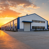 Atelier en acier préfabriqué personnalisé, résistant au vent et à la rouille, structure métallique robuste, bâtiment industriel