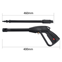 Lance de pulvérisation à gâchette Amare portable de haute qualité en plastique noir + laiton, pistolet de pulvérisation de peinture automobile haute pression et lave-auto
