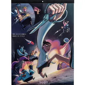 사용자 정의 디자인 일본 디지털 포스터 애니메이션 앨범 인쇄 서비스 종이 보드 벽 광고 포스터