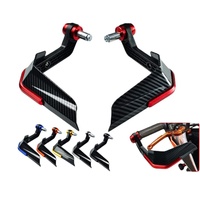 Protège-mains de moto en fibre de carbone de marque BK, en plastique ABS, ajustement universel, modèle H4H1BWQ-024, protection durable, amélioration de la conduite