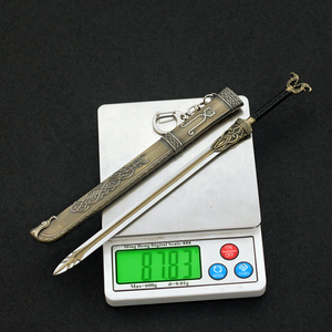 LLavero de Metal de aleación de Zinc, espada de juguete, dios de la guerra, Ragnarok, Freyja, 22cm, 87g - Product Image 6