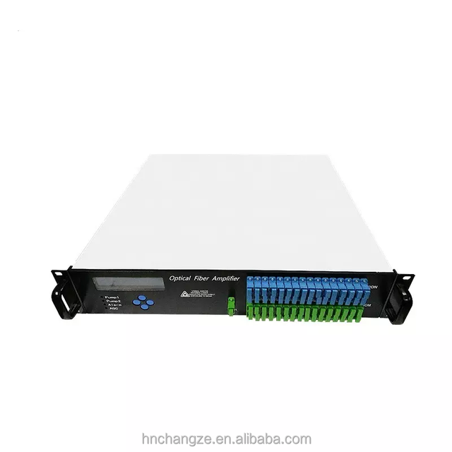 Fiber Optic Equipment Good Quality 32 Puertos 23dbm 1550nm High Power Edfa Amplifier with Wdm EDFA