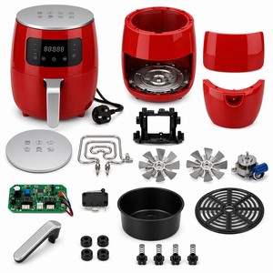 Freidora de Aire SKD/CKD de 4.5L, 12 en 1, Inteligente, Digital, Eléctrica, de Cocción Rápida, Electrodoméstico de Cocina, Freidora de Aire de Plástico KA03001 - Product Image 6