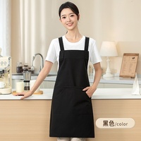 Tablier de cuisine réglable en polyester Oxford imperméable avec logo personnalisé pour homme et femme, idéal pour la cuisine, la vaisselle, le jardinage et les chefs
