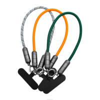 Porte-clés lanière câble de données usbc à usbc ou 8 broches câbles de données à charge rapide PD 60w PD27w 2 en 1 otg câble Lock Halter Wrist