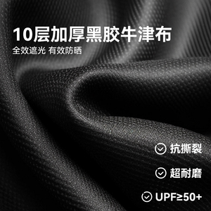 Tenda da campeggio Blackdog <span class=keywords><strong>Niwa</strong></span> con ampio baldacchino in vinile nero per esterni - Product Image 3