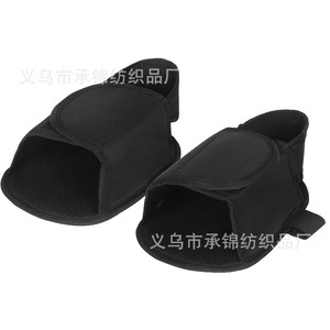 Chaussures de protection anti-chute pour fauteuil roulant, noires, une paire, couvre-chaussures de sécurité pour personnes âgées - Product Image 5