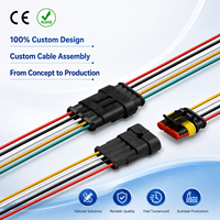 Kit Kabel Harness PVC JST Plug and Play dengan Pelindung dan Wadah untuk Mobil, Mesin Pemotong Rumput, Mobil Anak & Sepeda Roda Tiga