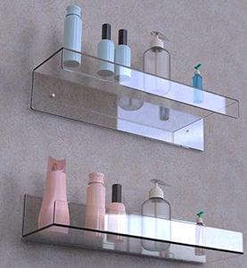 Étagère murale flottante en acrylique, organisateur <span class=keywords><strong>Invisible</strong></span>, à poser sur <span class=keywords><strong>le</strong></span> <span class=keywords><strong>mur</strong></span>, pour livres, salle de bain, Salon de manucure, Spa - Product Image 1