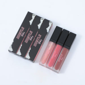 Stock en gros bon marché cosmétiques liquide rouge à lèvres logo personnalisé brillant à lèvres vendeurs clair brillant à lèvres miroitant - Product Image 6