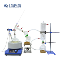 Kit de Destilación de Vía Corta de 2L para Uso en Laboratorio