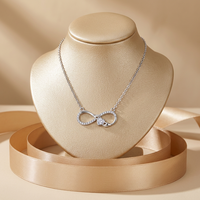 Collier cœur en argent sterling 925 LULUFOCUS européen avec fermoir OT, cadeau pour la Saint-Valentin, collier cœur délicat en argent