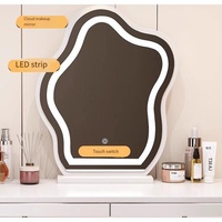 Chine usine moderne blanc maquillage vanité avec lumière chambre coiffeuse avec miroir et tiroirs