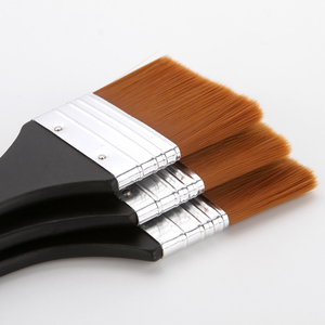 Pinceaux de <span class=keywords><strong>peinture</strong></span> de haute qualité, 7 pièces, manche noir, poils en nylon, pinceau pour <span class=keywords><strong>peinture</strong></span> murale, <span class=keywords><strong>gouache</strong></span>, acrylique, huile - Product Image 5