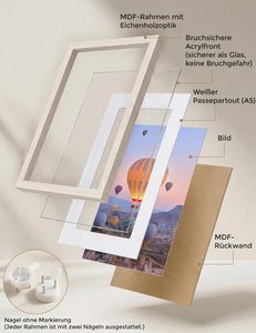 Fuling Vente en gros Cadre <span class=keywords><strong>photo</strong></span> en bois fait main <span class=keywords><strong>pas</strong></span> <span class=keywords><strong>cher</strong></span> Ensemble 4x6 5x7 6x8 18x24 pouces A4 Décoration murale Art créatif Cadre <span class=keywords><strong>photo</strong></span> en bois - Product Image 3