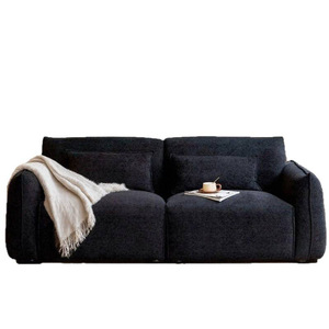 Sofá Minimalista Italiano Pixel para Sala de Estar, Apartamento Pequeño, Respaldo Ajustable Recto, Sofá de Tela Chenille Tipo Bloque de Tofu - Product Image 2