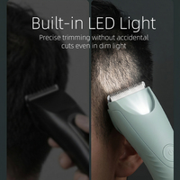 Tondeuse corporelle silencieuse PRITECH pour hommes, indicateur LED, rechargeable par USB-C, autonomie de 90 min, faible bruit de 65 dB