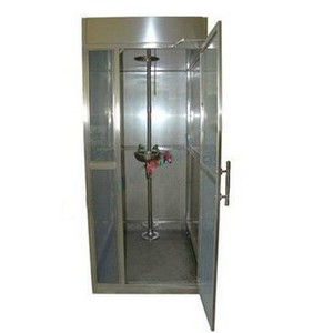 Station de lavage des yeux Berfect, cabine de douche en acier inoxydable 304 pour usage industriel et de sécurité - Product Image 1