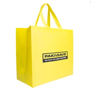 Wholesale Reusable Promotional Custom Printed Logo Non Woven Gift Carry Tote Shopping Bag Manufacture