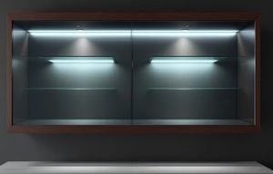 Vitrinas de Madera Iluminadas con Cristal - Product Image 3