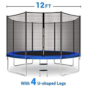 Trampoline pour enfants de 8 à 16 pieds avec filet de sécurité pour parc extérieur - Product Image 6