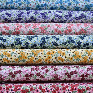 Grosir kain poplin jahit halaman rumput katun tana london liberty cetak digital floral tanpa meregang untuk pakaian gaun wanita - Product Image 3
