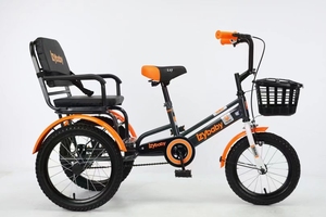 Vente en gros <span class=keywords><strong>tricycle</strong></span> enfant/<span class=keywords><strong>tricycle</strong></span> double siège pour enfants de 6 à 8 ans/12, 16,20 pouces <span class=keywords><strong>tricycle</strong></span> à pédales pour enfants - Product Image 2