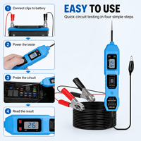Lector de Códigos para Automóviles Inteligente 823 con Pantalla LED de Voltaje - Protocolo OBD2/EoBd, Alimentación USB de 12V, Compatible con Vehículos de 6-24V CC