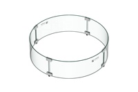 Kit de brûleur rond pour foyer OEM acier inoxydable puissance Style brûleur de foyer anneau rond acier inoxydable plat rond poêle de foyer