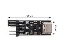 Orijinal STM32/ESP32/ESP8266 Seri Port Otomatik Program İndirme Yazıcısı CH340X USB'den TTL Seri Porta