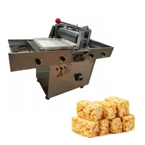 Sesame Peanut Candy Bar Forming And Cutting Machine Cereal Energy Nougat Muesli Protein Bar Production Line