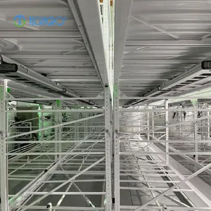 Techygro-sistema de agricultura Vertical M7 para interiores, estantes de cultivo de múltiples capas con luz LED para cultivo, modo de plantación eficiente