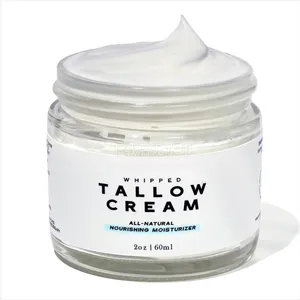 Private Label Customization Moisturizing Hydrating Beef Tallow Cream Balm Face Moisturizer for Skin Care