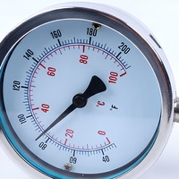 Termometer Bimetalik WSS411 Tahan Guncangan Radial dan Tahan Korosi Termometer Baja Tahan Karat 304